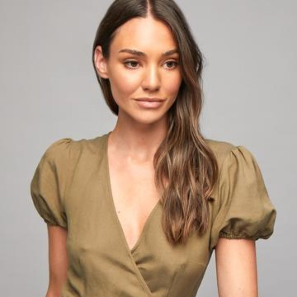 Mini wrap dress